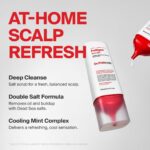 ⁦دكتور فور هير قشر ملح البحر من فوليجن 300 مل/10.66 اونصة | تنظيف عميق لفروة الرأس بالكيراتين | تقشير فروة الرأس | يزيل الزهم والشوائب والروائح | يغذي وينعش | تقوية الشعر⁩ - الصورة ⁦3⁩