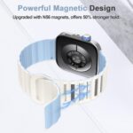 ⁦متوافق مع ساعة هواوي فيت 4 برو/فيت 4/فيت 3، سوار ساعة رياضي مغناطيسي من السيليكون لساعة هواوي فيت 3/4/4 برو، اساور معصم بديلة للرجال والنساء⁩ - الصورة ⁦4⁩