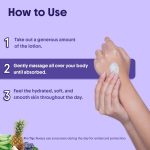 ⁦ارافي اورجانيك لوشن للجسم 10% ايه اتش ايه + 1% بي اتش ايه للتقشير - يعالج ساقين الفراولة والبشرة المتوترة بالسيراميد - لوشن لتفتيح البشرة بالنياسيناميد وزبدة الشيا - 200 مل⁩ - الصورة ⁦7⁩