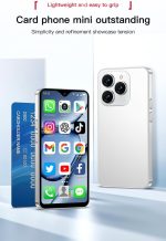 ⁦هاتف ذكي صغير 4G مفتوح من جروتراي، شاشة كاملة 4.3 انش، ثنائي شرائح الاتصال، رباعي النواة، 2+16 جيجابايت (رمادي)⁩ - الصورة ⁦5⁩