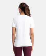 ⁦ريفلكس تي شيرت قطن رمادي قبة دائرية -نساء⁩ - الصورة ⁦3⁩