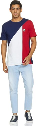 ⁦تيشيرت بقصة عادية للرجال من أمازون براند هاوس اند شيلدز⁩ - الصورة ⁦5⁩