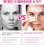 ⁦شرائط ازالة الرؤوس السوداء والمسام من تيويدو، 30 شريط انف + 60 شريط وجه لازالة الرؤوس السوداء للذقن والجبهة، شرائط فحم للتنظيف العميق، شرائط لازالة الرؤوس السوداء، تقليل المسام⁩ - الصورة ⁦4⁩