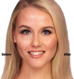 ⁦قلم كريم اساس بتغطية كاملة من لبوي لوف، مكياج كريم اساس مع فرشاة، قلم كونسيلر وكونتور يدوم طويلا بلمسة نهائية غير لامعة لتغطية العيوب وكونسيلر الوجه (#05 ديب)⁩ - الصورة ⁦7⁩