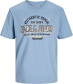 ⁦JACK & JONES Mens LOGO TEE SS O-NECK 2 COL AW24 S PLS Modern (pack of 1)⁩ - الصورة ⁦7⁩