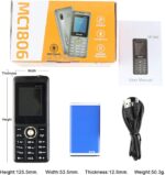 ⁦هواتف محمولة اساسية لكبار السن والاطفال من وينجوي، هواتف غبية غير مقفلة بدون انترنت - مع ازرار كبيرة، MP3، MP4، كاميرا، مصباح يدوي، اس او اس، رمادي⁩ - الصورة ⁦6⁩