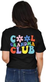 ⁦قمصان الجدة للنساء: الجدة الحياة تي شيرت كول جراندماس كلوب تيز الزهور الجدة ماما بلوزة بلايز⁩ - الصورة ⁦4⁩