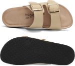 ⁦اريجو بيلو صندل نسائي عصري من الفلين بابزيم قابل للتعديل للاستخدام الداخلي والخارجي مقاس 36-41⁩ - الصورة ⁦2⁩