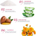 ⁦Pure Magnesium Cream for Kids 150G, Organic Magnesium body Cream for Legs Arms Chest Neck Wrist Thigh, Natural Magnesiums Body Lotion for Gentle Moisturizing, Skin Hydration & Comfort⁩ - الصورة ⁦8⁩