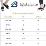 ⁦شبشب تدليك القدم المريح من لايف بالانس مع دعم قوس القدم لتخفيف الالام ونعال تقويم العظام وشرائح تدليك القدم بالضغط الابري ودعم التهاب اللفافة الاخمصية للرجال⁩ - الصورة ⁦2⁩