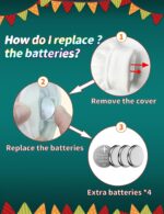 ⁦قفازات LED هدايا رائعة للاولاد من سن 8-12 سنة مع 6 نماذج، فكرة هدية رائعة للكريسماس واعياد الميلاد للاطفال بعمر 9 و10 و11 و12 سنة، لعمر متوسط 9-12 سنة⁩ - الصورة ⁦6⁩