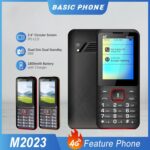 ⁦جوال اساسي للاطفال او كبار السن، جوال 4G ، جوال ثنائي شرائح الاتصال غير مقفل، هاتف عمل احتياطي مع زر كبير، احمر⁩ - الصورة ⁦2⁩