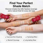 ⁦كريم تغطية مثالية BB من Missha M بمعامل وقاية من أشعة الشمس 42 PA++، تم التحقق من كود أمازون للتأكد من الأصالة، 50 مل، إخفاء العيوب والهالات السوداء، حماية من الأشعة فوق البنفسجية (#25 بيج دافئ)⁩ - الصورة ⁦6⁩