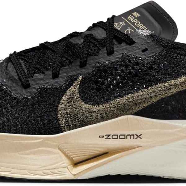 حذاء سباق الطرق للرجال من فابور فلاي 3 (DV4129-001، اسود/اسود/اوتميل/ميتاليك جولد جرين)