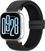 سوار نايلون لساعة شاومي ريدمي 5 اكتيف/5 لايت، 22 ملم مرن وقابل للتعديل وقابل للتمدد لساعة ريدمي ووتش 5 اكتيف