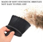 ⁦فرشاة رقبة للحلاقين من يلانجين، فرشاة للرقبة لتصفيف الشعر، فرشاة تنظيف للحلاق، فرشاة شعر ناعمة لصالونات الحلاقة ومصففي الشعر - لون اسود⁩ - الصورة ⁦3⁩