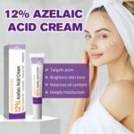 ⁦كريم حمض الازيليك بنسبة 12% - سيروم للوجه للبقع الداكنة وتخفيف الاحمرار والبشرة الدهنية والمعرضة لحب الشباب - مع النياسيناميد وحمض الهيالورونيك، 20 غرام⁩ - الصورة ⁦6⁩