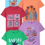 تيشيرت للاولاد BYS-TSRT-17 (عبوة من 5 قطع)