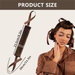 ⁦3 قطع من اداة تجعيد الشعر بدون حرارة مع شريط، قضيب للنوم طوال الليل، شريط راس كبير ناعم للشعر القصير والطويل، تمويج الشعر الطبيعي⁩ - الصورة ⁦5⁩