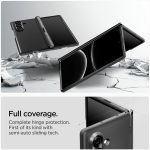 ⁦سبايجن جراب سليم ارمور برو ماج فيت لهاتف سامسونج جالاكسي Z فولد 7 [متوافق مع ماج سيف] غطاء (2025) تغطية مفصلية - اسود⁩ - الصورة ⁦3⁩