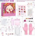 ⁦مجموعة ملمع الشفاه من نيكيتا فيفي، الكل في واحد لصنع ملمع الشفاه الخاص بك مع قاعدة شفافة، اصباغ ولامع، انابيب، هدية ابداعية ممتعة للنساء والفتيات من محبي المكياج في اعياد الميلاد⁩ - الصورة ⁦8⁩