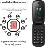 ⁦هواتف محمولة اساسية لكبار السن والاطفال من وينجوي، هواتف غبية غير مقفلة بدون انترنت - مع ازرار كبيرة، MP3، MP4، كاميرا، مصباح يدوي، اس او اس، اخضر⁩ - الصورة ⁦3⁩