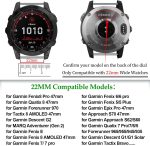 ⁦سوار معدني سريع الملاءمة 22 ملم لساعة جارمين فينيكس 7/7 برو/6/6 برو، سوار بديل من الستانلس ستيل لفينيكس 5/5 بلس/فوررنر 965 955 945 935/ابروتش S62/ديسنت G1/كواتيكس 7 من اي زد ام في زد كيه يو⁩ - الصورة ⁦2⁩