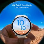 ⁦بوت ساعة لونار ديسكفري بشاشة HD مقاس 1.39 انش (3.5 سم)، تنقل بالتناوب، استوديو وجه ساعة يمكنك تركيبه بنفسك، مكالمات بلوتوث، طوارئ اس او اس، صينية كيو ار، ساعة ذكية للرجال والنساء (تشيري بلوسوم)⁩ - الصورة ⁦7⁩