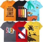 تيشيرت للاولاد من تي 2 اف، BYS-TSRT-01 (عبوة من 6 قطع)