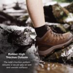 ⁦حذاء برقبة ريلمنت بيلمو مقاوم للماء للرجال من سكيتشرز، لون كاكي، مقاس 43 EU⁩ - الصورة ⁦3⁩