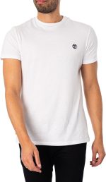 ⁦تيمبرلاند تي شيرت دنستان ريفر جيرسي برقبة دائرية ضيقة للرجال⁩ - الصورة ⁦2⁩