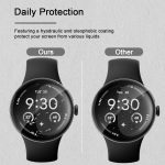 ⁦Screen Protectors Compatible with Google Pixel Watch 4 41 mm, 4 Pieces HD Anti-Scratch, Flexible TPU Screen Protector [Not Glass], Anti-Oil/Bubble Free Screen Protector⁩ - الصورة ⁦5⁩