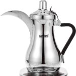 سانفورد ماكينة تحضير القهوة العربية مسحوق,فضي - SF7402ACM