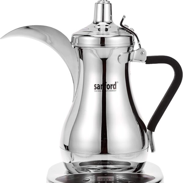 سانفورد ماكينة تحضير القهوة العربية مسحوق,فضي - SF7402ACM