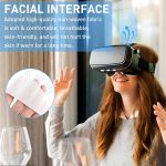 ⁦تامبيي قناع وجه في ار للاستعمال مرة واحدة متوافق مع اوكيولوس ميتا كويست 3 لواجهة الوجه كويست 2، ملحقات لاوكولوس كويست 3 (50 قطعة، ابيض)⁩ - الصورة ⁦4⁩