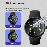 ⁦Screen Protectors Compatible with Google Pixel Watch 4 41 mm, 4 Pieces HD Anti-Scratch, Flexible TPU Screen Protector [Not Glass], Anti-Oil/Bubble Free Screen Protector⁩ - الصورة ⁦3⁩