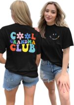 ⁦قمصان الجدة للنساء: الجدة الحياة تي شيرت كول جراندماس كلوب تيز الزهور الجدة ماما بلوزة بلايز⁩ - الصورة ⁦5⁩