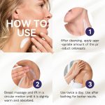 ⁦اليتزيا كريم تدليك للعناية بالبشرة لشد الصدر ورفعه بشكل طبيعي، كريم مرطب رقيق لوقت النوم مع فيتامين E 50 مل للاستخدام المنزلي ETBMC02⁩ - الصورة ⁦5⁩