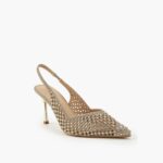 ⁦حذاء فلورا بيلا للنساء من شو اكسبرس مزين بمقدمة مدببة وحزام خلفي وكعب رفيع⁩ - الصورة ⁦3⁩