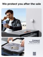 ⁦اييونوس شاحن USB C PD 40 واط بمنفذين شاحن ايفون سريع محول شاحن متعدد النوع C شاحن حائط USB لايفون 17 16 15 14، ايباد برو/اير، جالكسي S24 S23 S22، ماك بوك برو/اير، لابتوب ديل اتش بي⁩ - الصورة ⁦8⁩