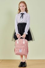 ⁦سولوكوت بلوزة قطن باكمام طويلة وازرار امامية للزي المدرسي للفتيات لفصل الربيع والصيف⁩ - الصورة ⁦5⁩