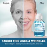 ⁦2 Pcs Stem Cell Serum for Face, Stem Cell Microneedling Serum Ampoule Booster to Use with and without Derma Pen, Korean Anti-Aging Skincare for Wrinkles, Scars, Hydration & Rejuvenated Skin⁩ - الصورة ⁦3⁩