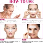 ⁦شرائط ازالة الرؤوس السوداء والمسام من تيويدو، 30 شريط انف + 60 شريط وجه لازالة الرؤوس السوداء للذقن والجبهة، شرائط فحم للتنظيف العميق، شرائط لازالة الرؤوس السوداء، تقليل المسام⁩ - الصورة ⁦5⁩