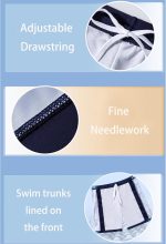 ⁦شورت سباحة للاولاد من بيجثري، شورت سباحة للاولاد بعمر 3-6 سنوات، شورت سباحة برباط سحب لحفلات حمام السباحة⁩ - الصورة ⁦4⁩