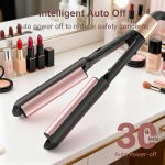 ⁦اداة تجعيد الشعر من ويفر، مكواة تجعيد الشعر، مكواة تمويج الشعر، اداة تمويج شعر صغيرة بحجم مناسب للسفر، مع 5 درجات حرارة، مضادة للحروق، ايقاف تلقائي 30 متر للمواعدة، اسود للاستخدام اليومي⁩ - الصورة ⁦5⁩