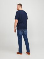 ⁦جاك اند جونز بلاس تي شيرت جيه بي ار سي ماسون باكمام قصيرة وقبة دائرية بدون طوق للرجال⁩ - الصورة ⁦4⁩