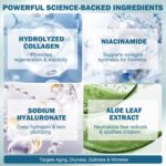 ⁦2 Pcs Stem Cell Serum for Face, Stem Cell Microneedling Serum Ampoule Booster to Use with and without Derma Pen, Korean Anti-Aging Skincare for Wrinkles, Scars, Hydration & Rejuvenated Skin⁩ - الصورة ⁦5⁩