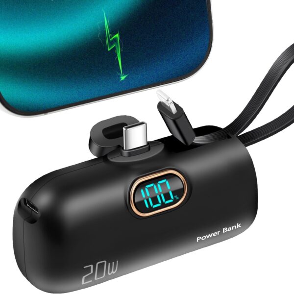 باور بانك صغير 5000 مللي امبير في الساعة