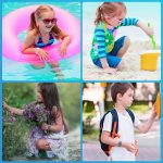 ⁦هاسثيب سوار ايرتاج مقاوم للماء للاطفال، سوار معصم مخفي من السيليكون الناعم، جهاز تتبع GPS خفيف الوزن متوافق مع ساعة ابل ايرتاج للاطفال (رمادي وازرق وزهري)، عبوة من قطعتين⁩ - الصورة ⁦2⁩