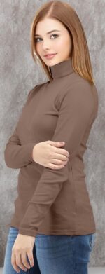 ⁦ان واي ثريدز قميص رياضي حراري باكمام طويلة وقبة مدورة وقصة ضيقة للنساء⁩ - الصورة ⁦8⁩